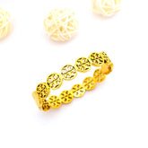 Radiant Medallion Cutwork Bracelet